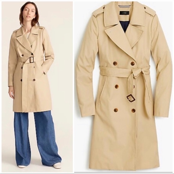 J. Crew Jackets & Coats J Crew Icon Belted Trench Coat In Vintage